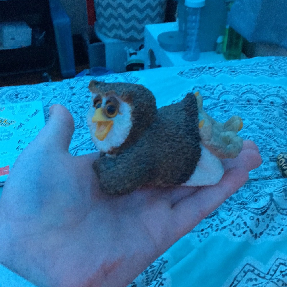 Vintage owl statue